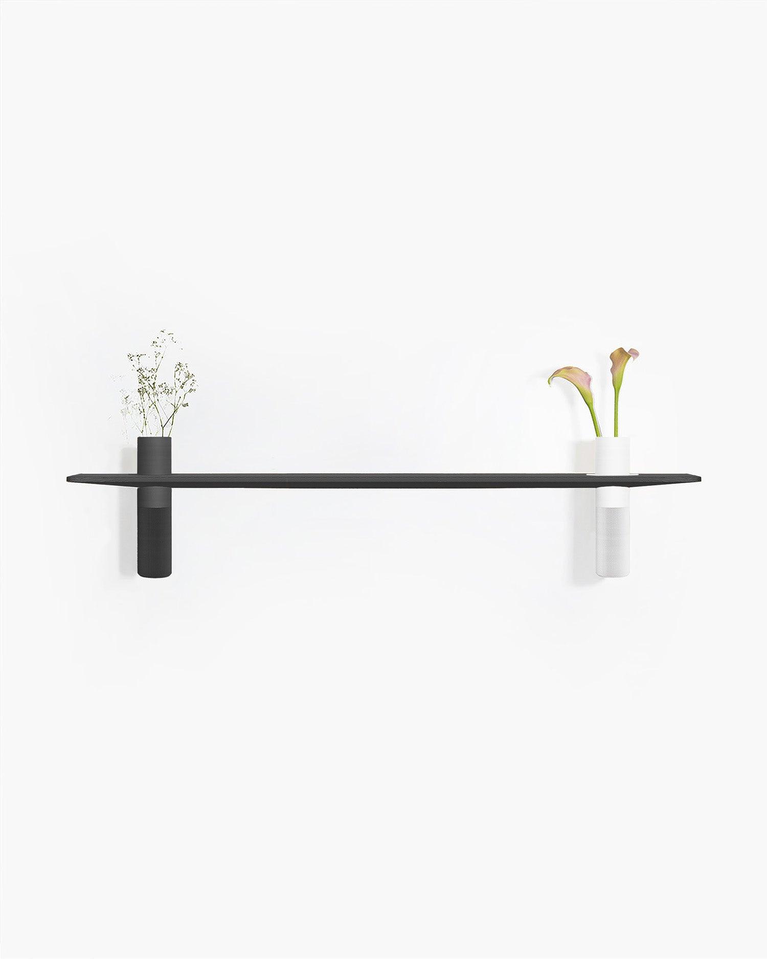 Vaseboard L Set - Schwarz - greenior